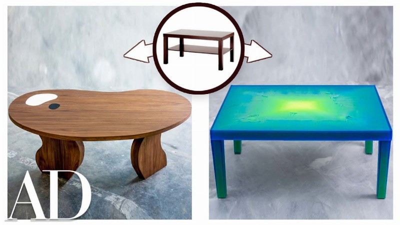 image 0 2 Designers Hack The Same Ikea Coffee Table : Custom Crafted : Architectural Digest