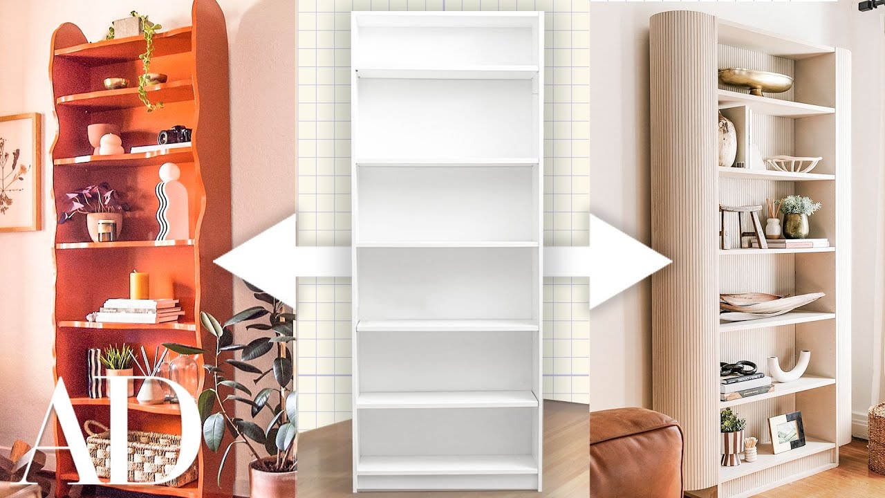 image 0 2 Designers Transform The Same Ikea Billy Bookcase : Architectural Digest