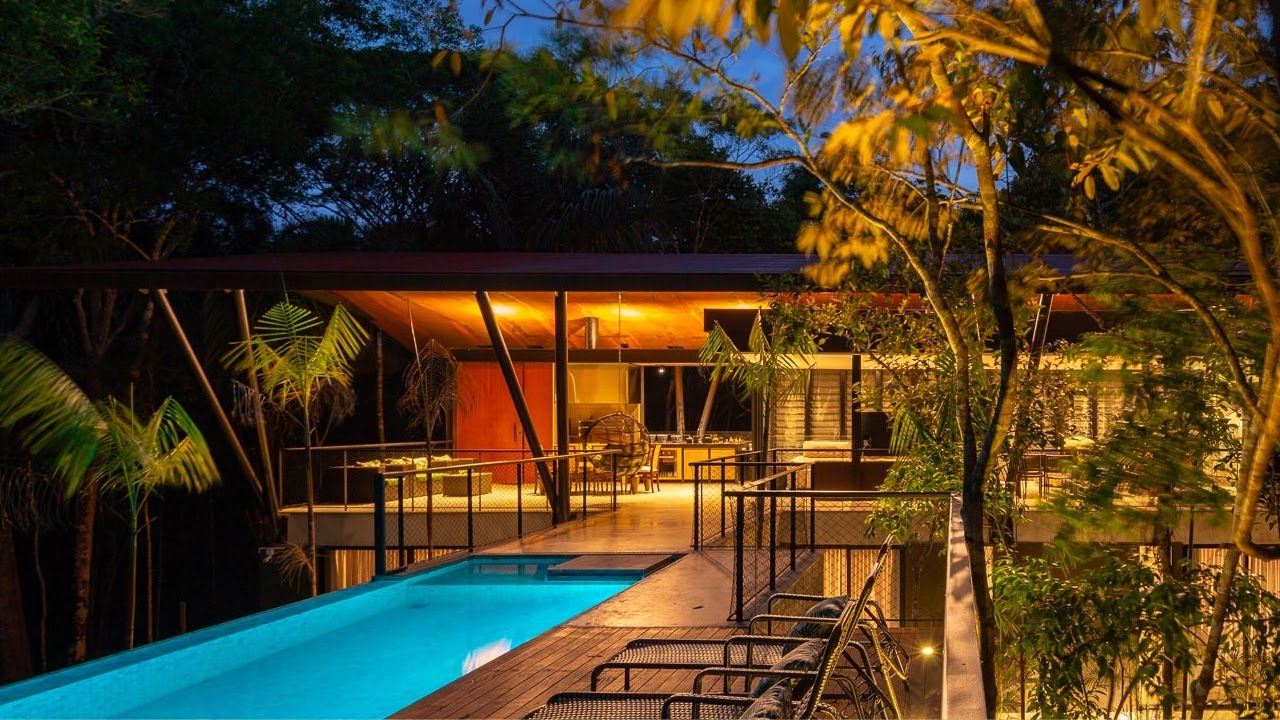 A House With A Brazilian Forest Ambience