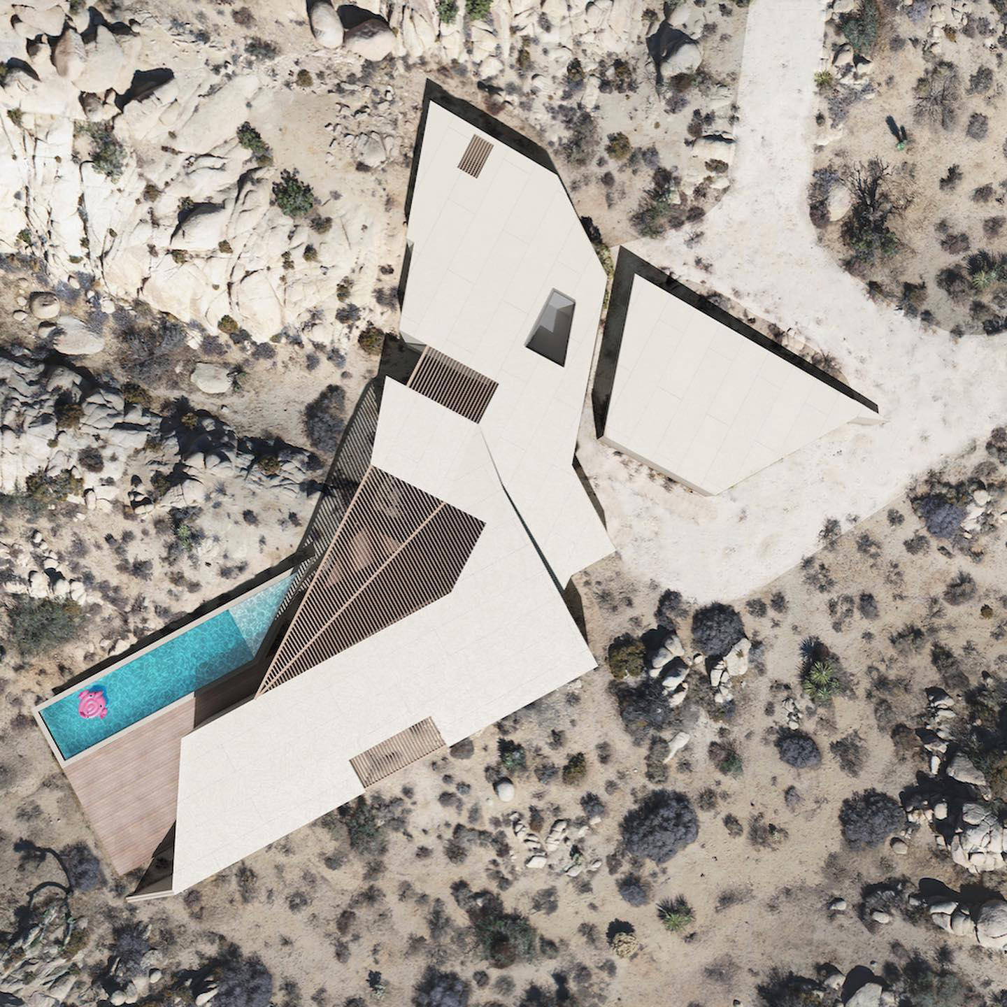 image  1 Amazing Architecture - Zyme Studios #zymestudios designs Oscillation, a desert retreat in #YuccaVall