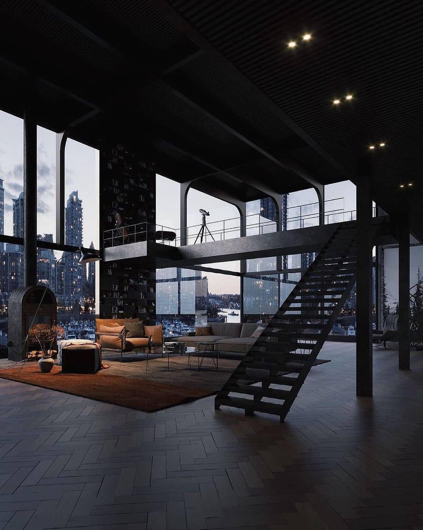 image  1 Architecture & Interior Design - Stunning Loft by #studio_m6Get Inspired, visit www