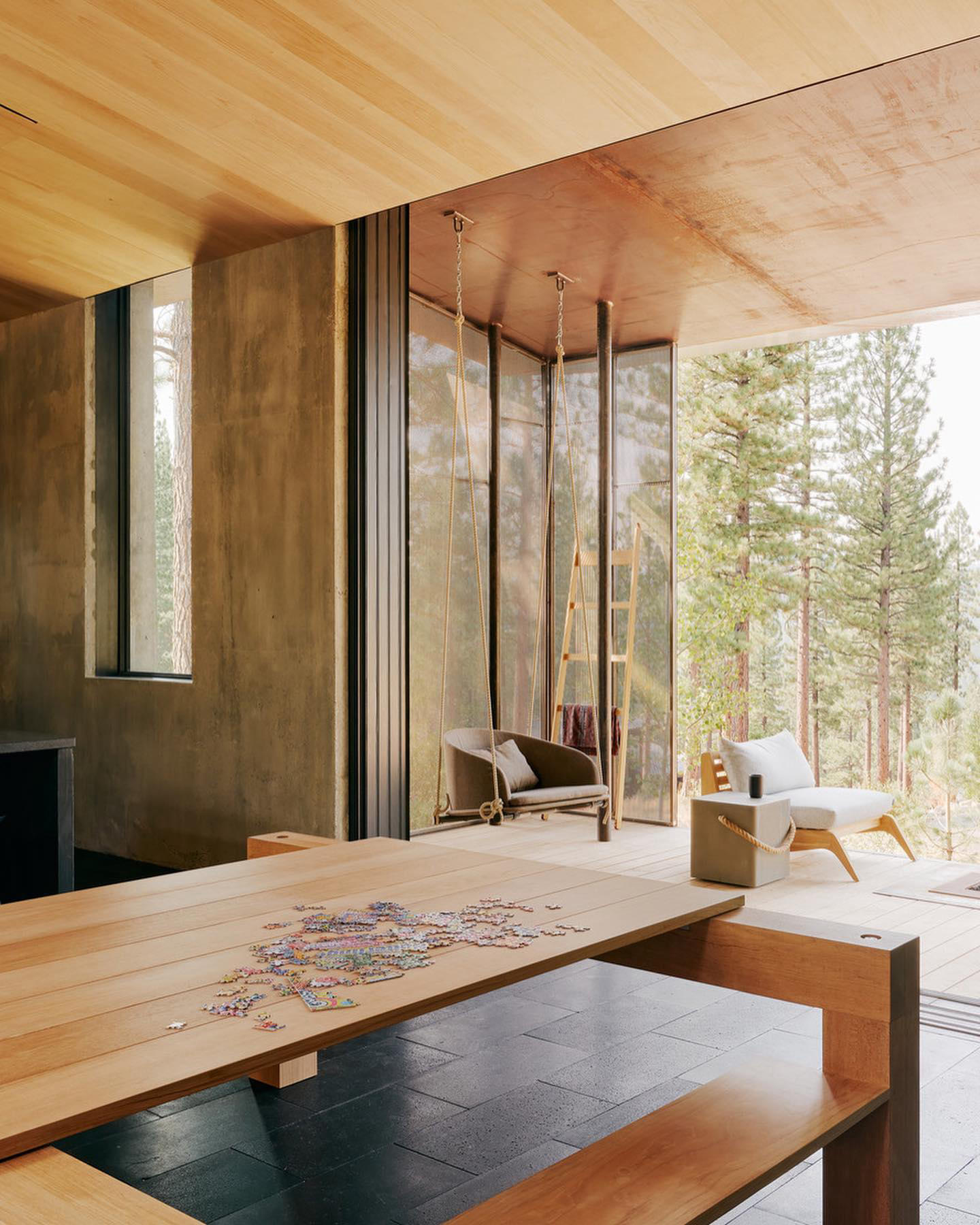 Campout House designed by Faulkner Architects #faulknerarchitects, located in #Tahoe, #California an