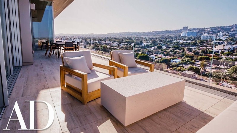 Inside A $50000000 West Hollywood Penthouse : On The Market : Architectural Digest