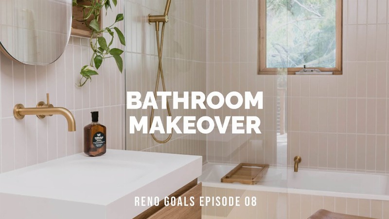Luxury Bathroom Makeover! Bathroom Design & Renovation Ideas For Maximising A Narrow Small Bathroom.