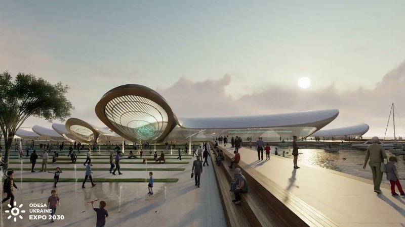 image 0 Zaha Hadid Architects Presents Odesa Expo 2030 Masterplan Proposal At Bie General Assembly
